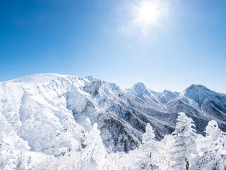 冬山 登山 山岳 日本