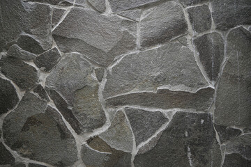Natural rocks texture gray wall
