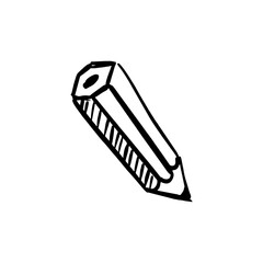 pencil doodle logo vector icon illustration