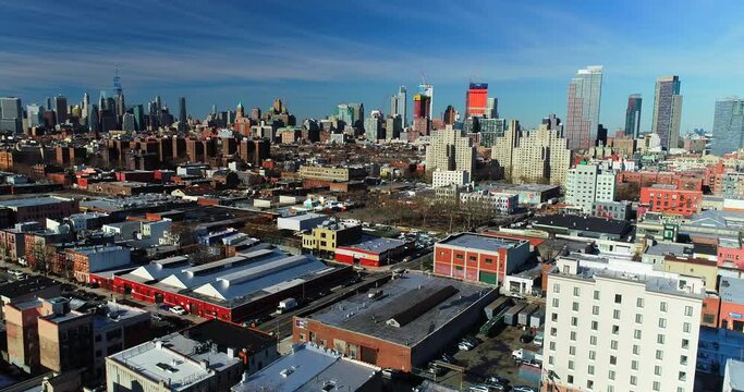 Gowanus in the Foreground Downtown Brooklyn and New York City Skyline in the Background