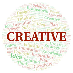 Obraz premium Creative typography word cloud create with the text only.