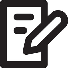 Writing Vector Line Icon