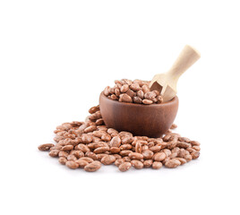pinto beans isolated on white background