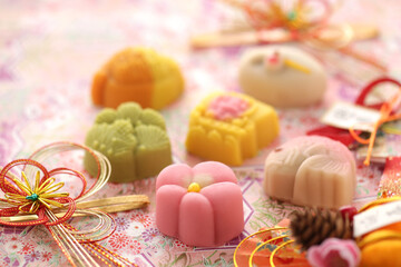 日本の伝統のお祝い事や引き出物のお菓子
