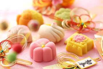 日本の伝統のお祝い事や引き出物のお菓子