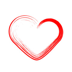 Set of Hearts . Grunge stamps collection.love Shapes for your design.Distressed symbols. Textured Valentine's Day signs.Vector illustration.