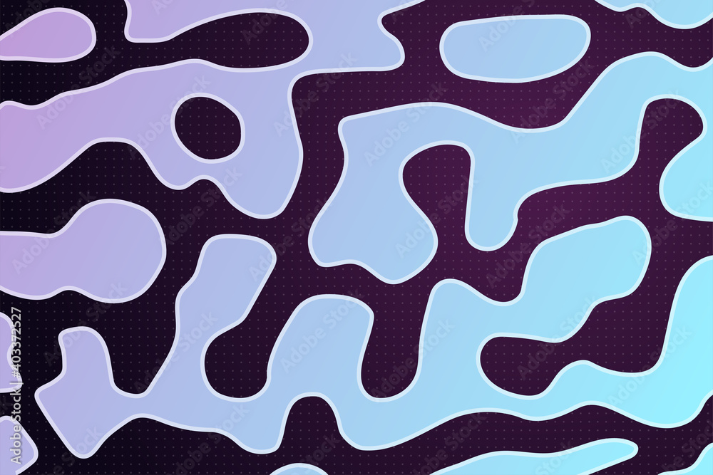Poster abstract geometric background template design. purple and blue gradient colors. horizontal layout wi