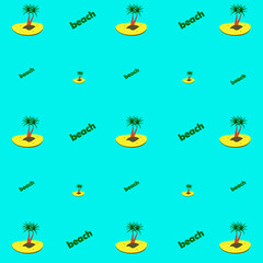 a beach theme pattern that gives a reraxed impression