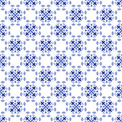 Azulejos portuguese traditional ornamental tile