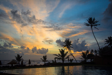 Playa Paradisíaca en Galle. Sri Lanka