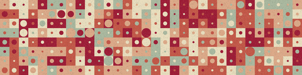 Abstract Geometric Pattern generative computational art illustration