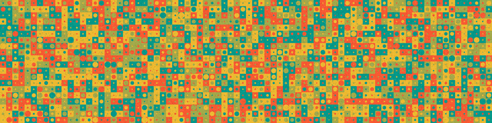 Abstract Geometric Pattern generative computational art illustration