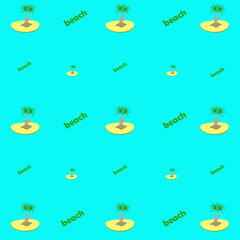 a beach themed pattern that gives a relaxed impression