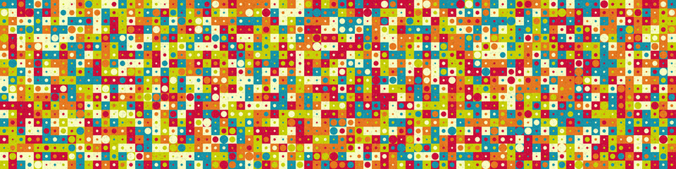 Abstract Geometric Pattern generative computational art illustration