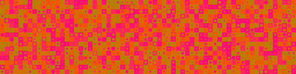 Abstract Geometric Pattern generative computational art illustration
