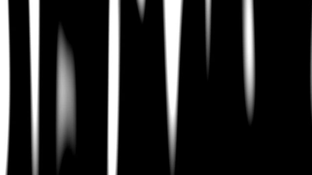 Wave motion of white longitudinal highlights on a black background