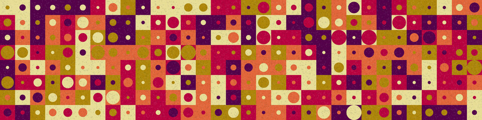 Abstract Geometric Pattern generative computational art illustration