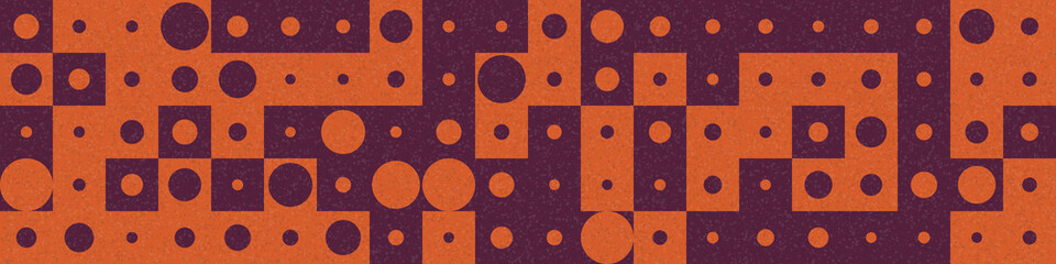 Abstract Geometric Pattern generative computational art illustration