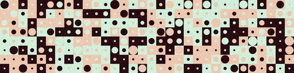 Abstract Geometric Pattern generative computational art illustration