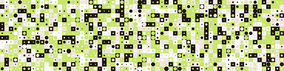 Abstract Geometric Pattern generative computational art illustration