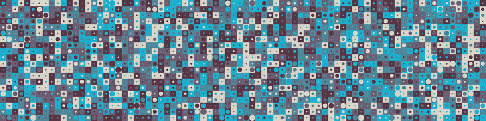 Abstract Geometric Pattern generative computational art illustration