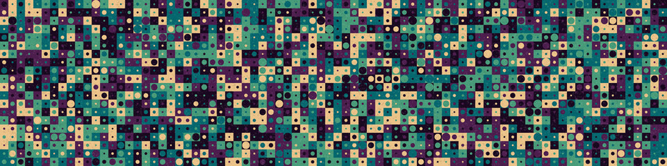 Abstract Geometric Pattern generative computational art illustration