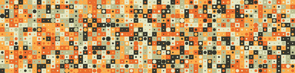 Abstract Geometric Pattern generative computational art illustration