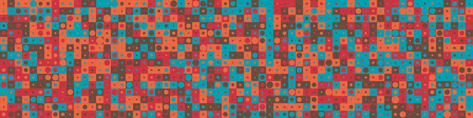 Abstract Geometric Pattern generative computational art illustration