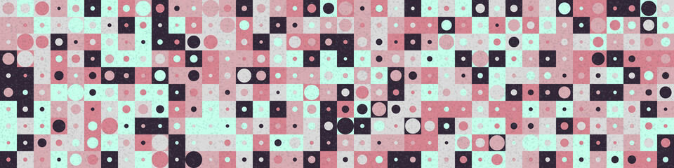 Abstract Geometric Pattern generative computational art illustration