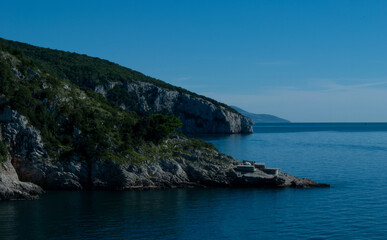 Fototapeta na wymiar seaside landscapes of beautiful Istria in Croatia