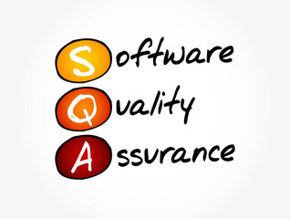 SQA - Software Quality Assurance acronym, concept background