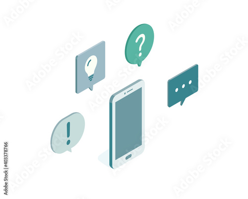 スマートフォンと吹き出しのイラスト スマホ コミュニケーション チャット ワイヤレス ビジネス Wall Mural Yugoro スマートフォンと吹き出しのイラスト スマホ コミュニケーション チャット ワイヤレス ビジネス Wall Mural Yugoro