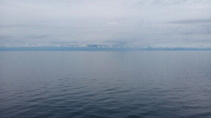 clouds over the sea