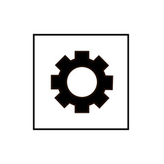 icon on metal internet button