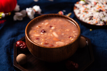 Chinese traditional food, Laba porridge.Breakfast cereals