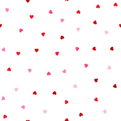 Hearts seamless pattern. Repeated heart. Vector repeating texture. For wallpaper, banner, invitation, wrapping, print, textiles, card to valentines day and wedding, Mother's day and birthday greeting.