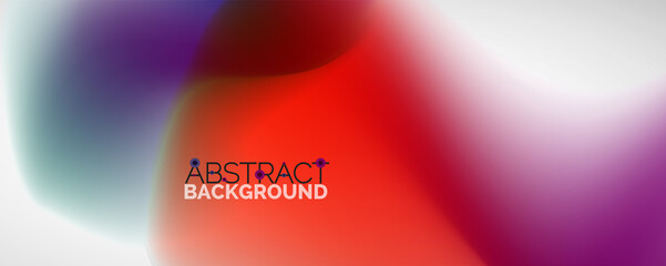 Fluid color gradient abstract background, trendy colorful wallpaper. Vector illustration for placards, brochures, posters, banners and covers