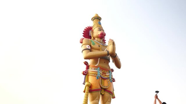 statue of Hindu God Hanuman, India
