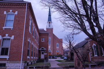 Obraz premium Ste. Genevieve Catholic Church