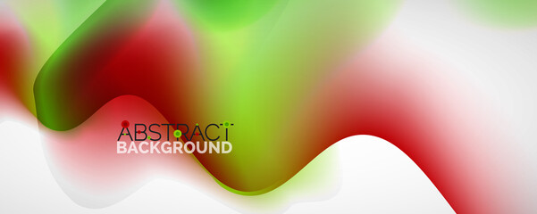 Fluid color gradient abstract background, trendy colorful wallpaper. Vector illustration for placards, brochures, posters, banners and covers