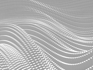 Fototapeta na wymiar White abstract liquid wavy background