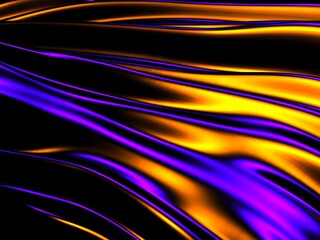 Colorful Liquid metallic wavy background