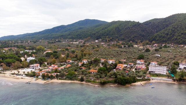 View of the Ormos Panagias, Greece