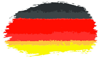 German flag. Watercolor. Abstract background for your design. Vector.