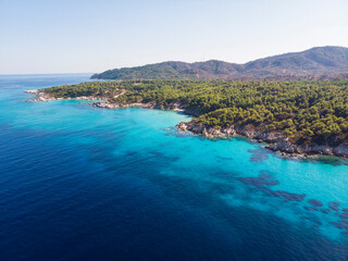 Obraz premium Aegean sea coast in Greece