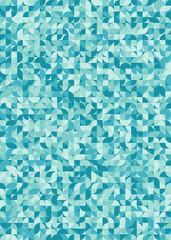 Abstract Geometric Pattern generative computational art illustration