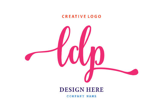 LDP lettering logo is simple, easy to understand and authoritative