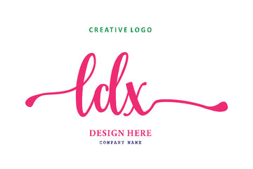 LDX lettering logo is simple, easy to understand and authoritative
