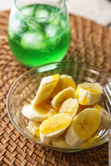 カットバナナ　フルーツ　スイーツ