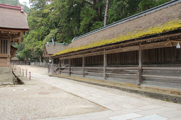 shinto shrine (izumo-taisha)  in izumo (japan)